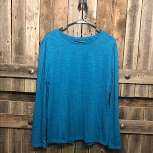 Athletic Works Teal Long Sleeve Women's Top